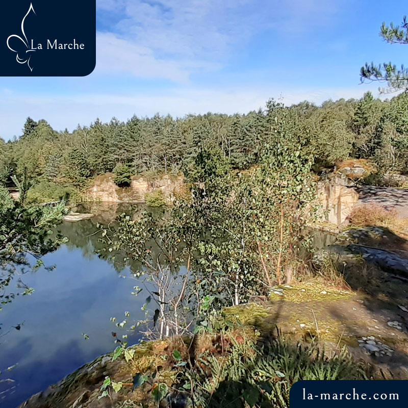Vue du chemin en surplomb