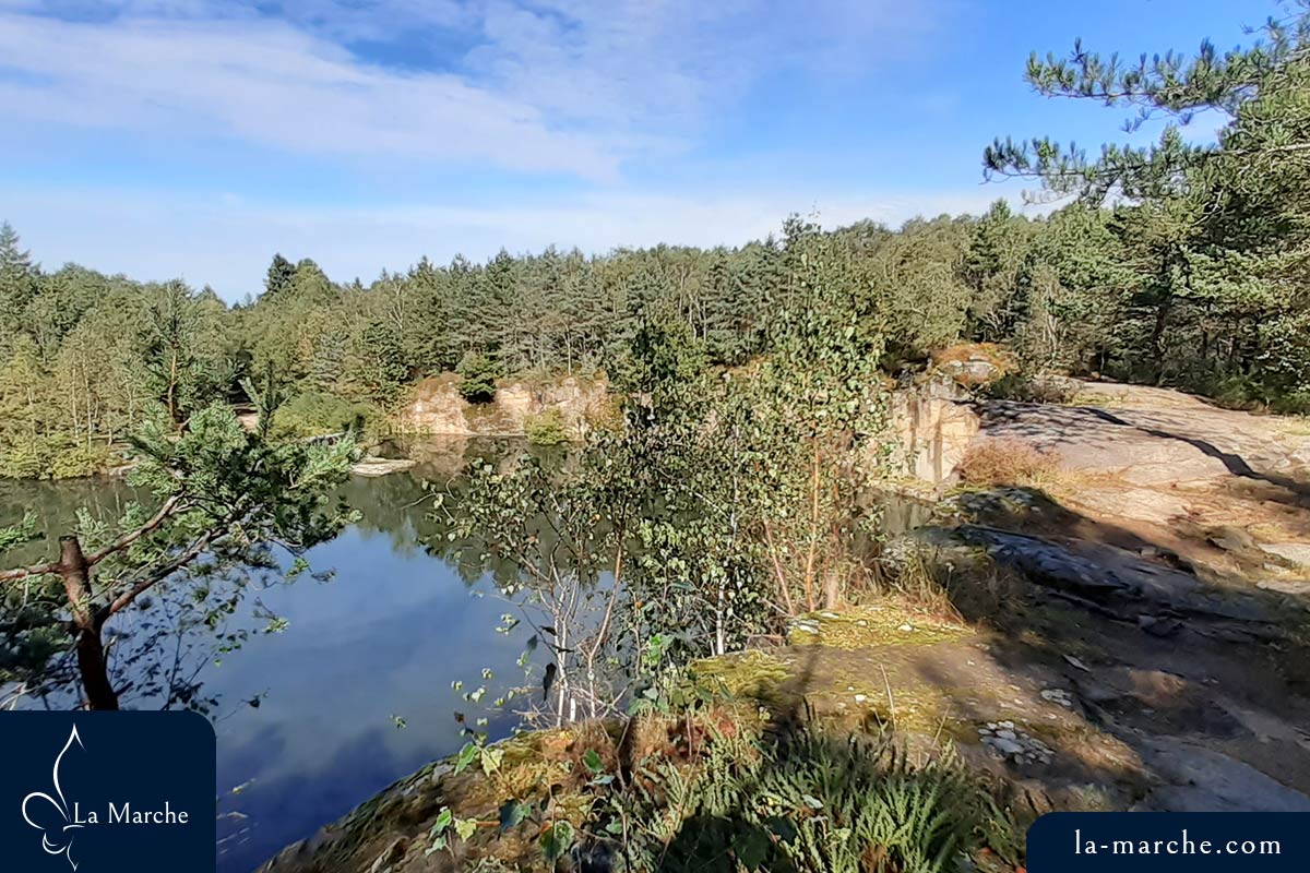 Vue sur la carrière de la Baleine