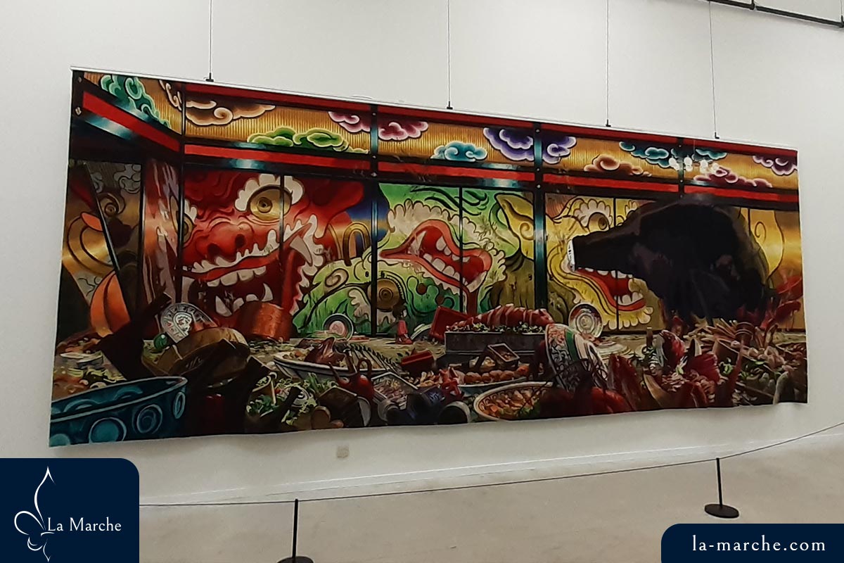 Tapisserie Voyage de Chihiro de Hayao Miyazaki