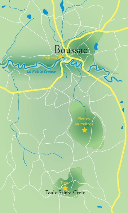 Carte de Boussac