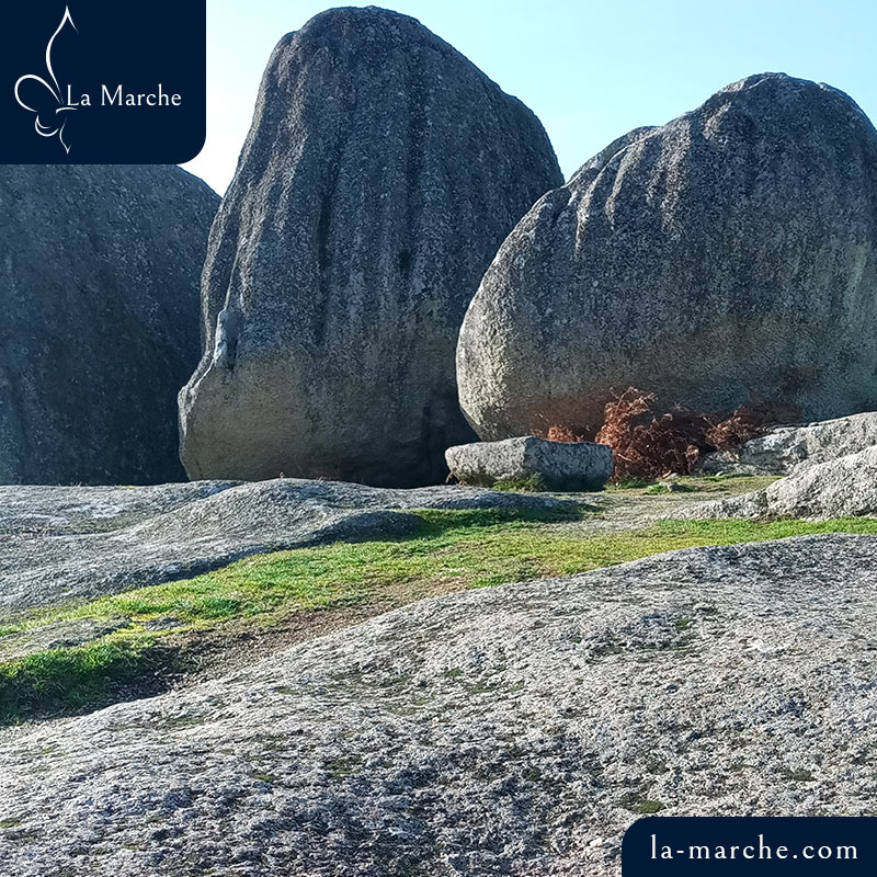 Amas de granite érodé